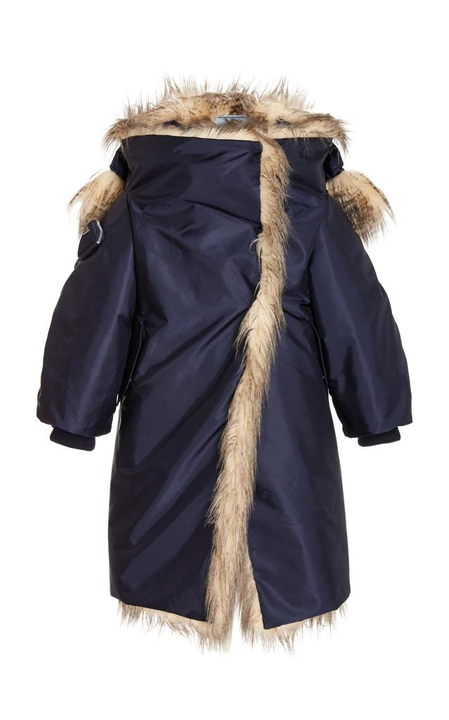 【プラダ・PRADA】Long velour duffle coat Prada Long velour duffle coat | REVERSIBLE