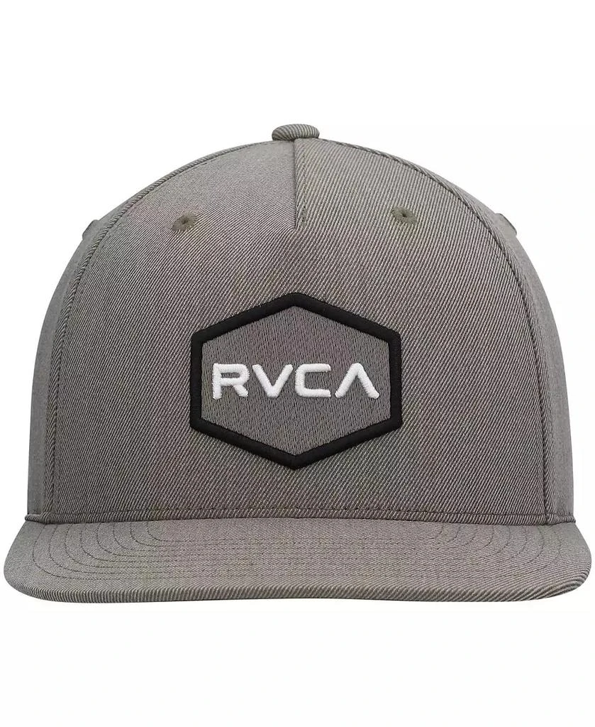 RVCA Men's Olive Commonwealth Snapback Hat 2