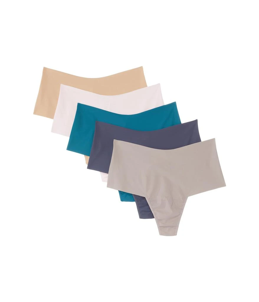 Hanky Panky BreatheSoft High Rise Thong 5-Pack 1