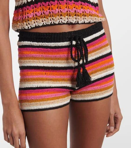 ANNA KOSTUROVA Summer cotton crochet shorts 4