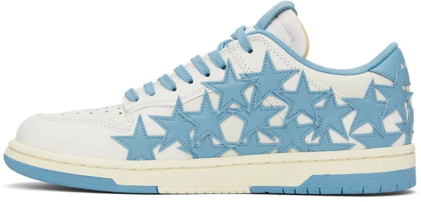 AMIRI Blue & White Stars Low Sneakers 3