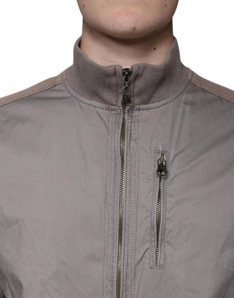 Armani Jeans Cotton Full Zip Bomber Logo Men's Jacket 5