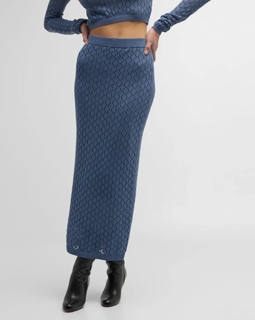 A.L.C. Addison Pointelle Knit Skirt 8