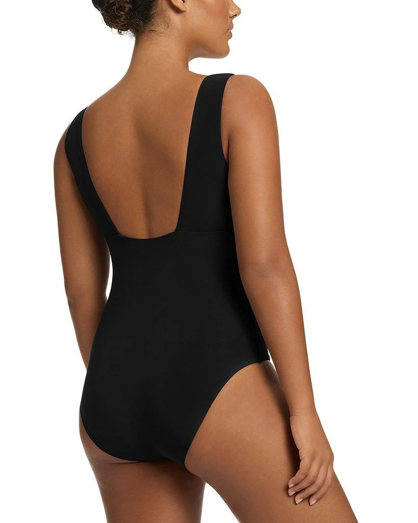 JETS Plunging Neck One Piece Swimsuit 5