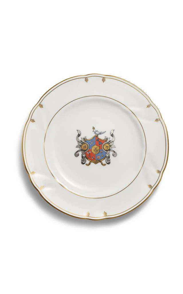 Tiffany 
Co. Tiffany 
Co. - Crest Bone China Dessert Plate - White - Moda Operandi
