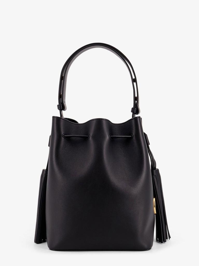 Valentino So Seau leather bucket bag with meatl Vlogo
