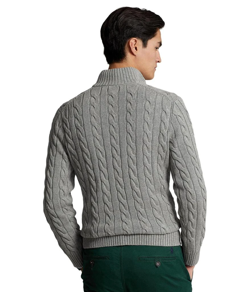 Ralph Lauren Long Sleeve Cotton Cable 1/2 Zip 2