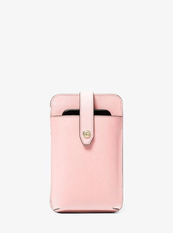 Michael Kors Saffiano Leather Smartphone Crossbody Bag 1