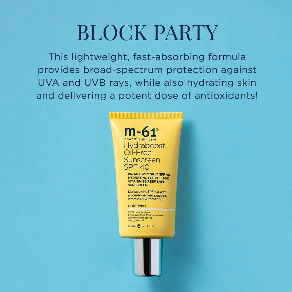 M-61 Hydraboost Oil-Free Sunscreen SPF 40 6