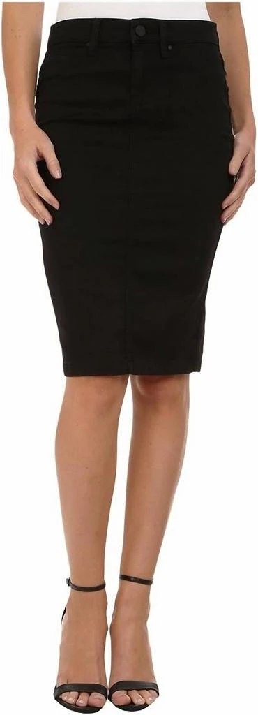 Blank NYC Women's Pencil Knee Length Skirt In Nightchild 1