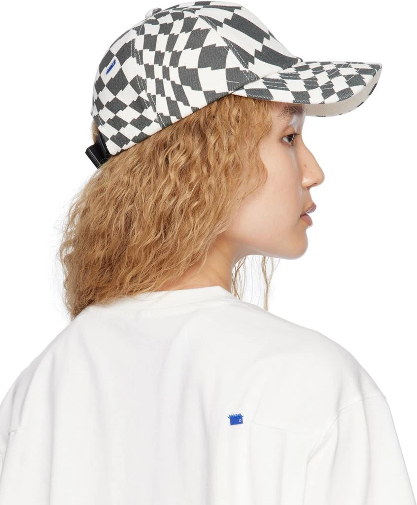 ADER error Blue & White Check Cap 3
