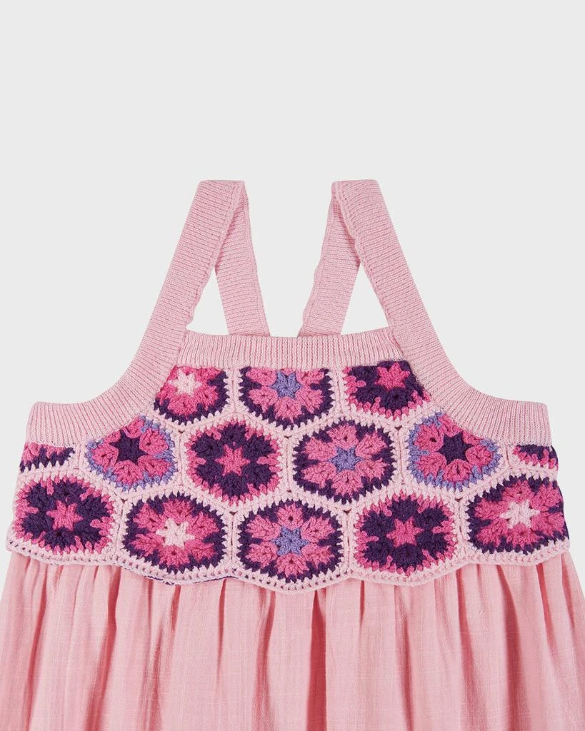 Andy & Evan Girl's Dress W/ Crotchet Bodice, Size 2T-6X 4