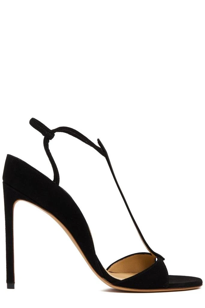 FRANCESCO RUSSO Francesco Russo Open Toe T-Bar Sandals 1
