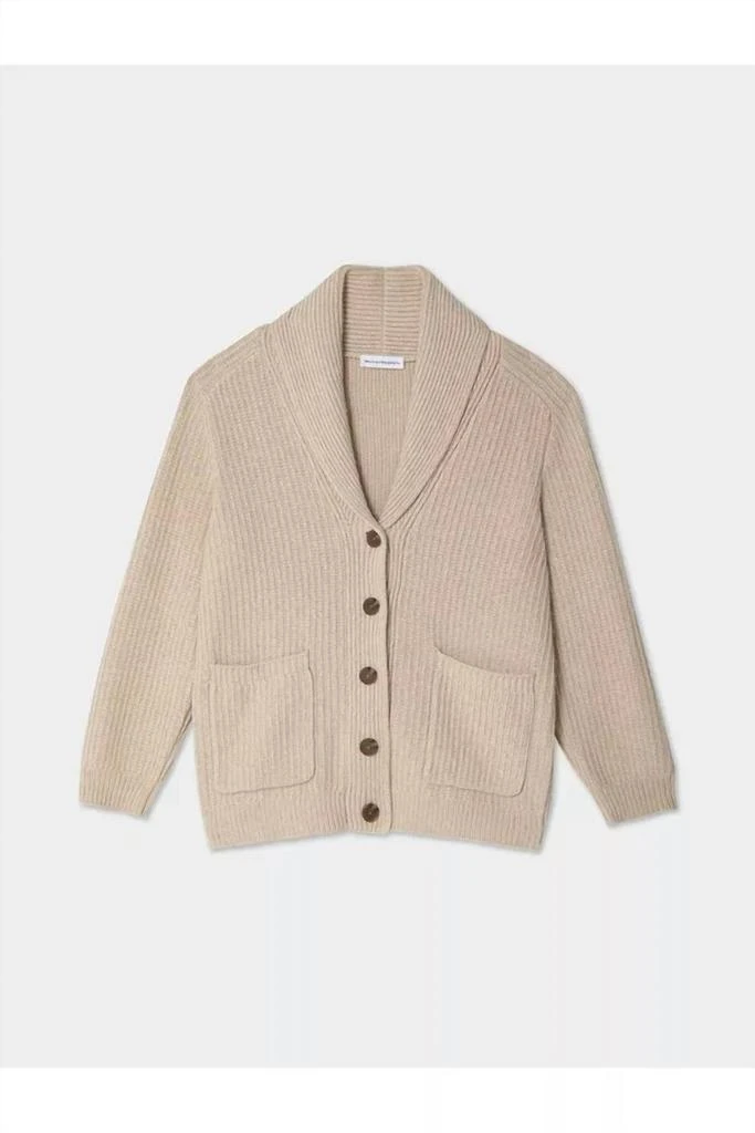 White + Warren White + Warren - Cashmere Blend Marl Coatigan 5
