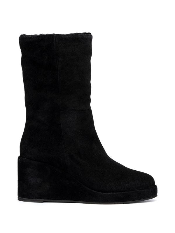 Aquatalia Imperia Suede Wedge Boots