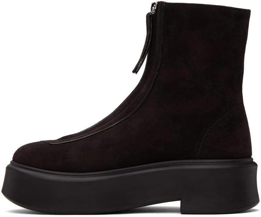 The Row Brown Zipped I Boots 3