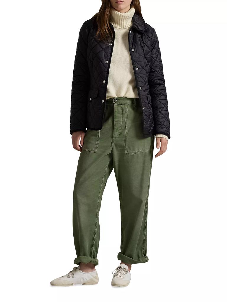 Ralph Lauren Quilted Snap-Front Jacket