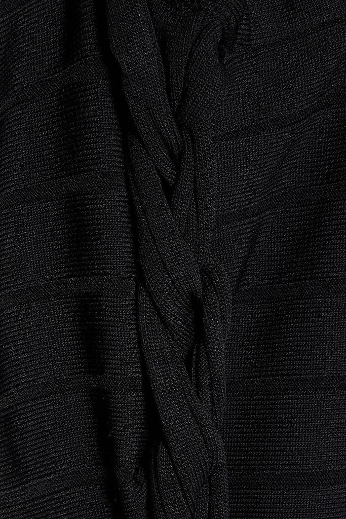 Dion Lee Braided ribbed-knit dress 4