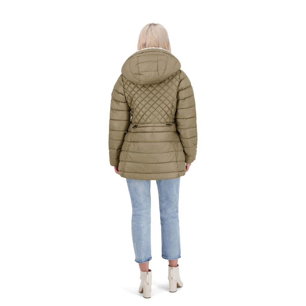Steve Madden Cozy Lined Glacier Shield Womens Cozy Quilted Glacier Shield Coat 4
