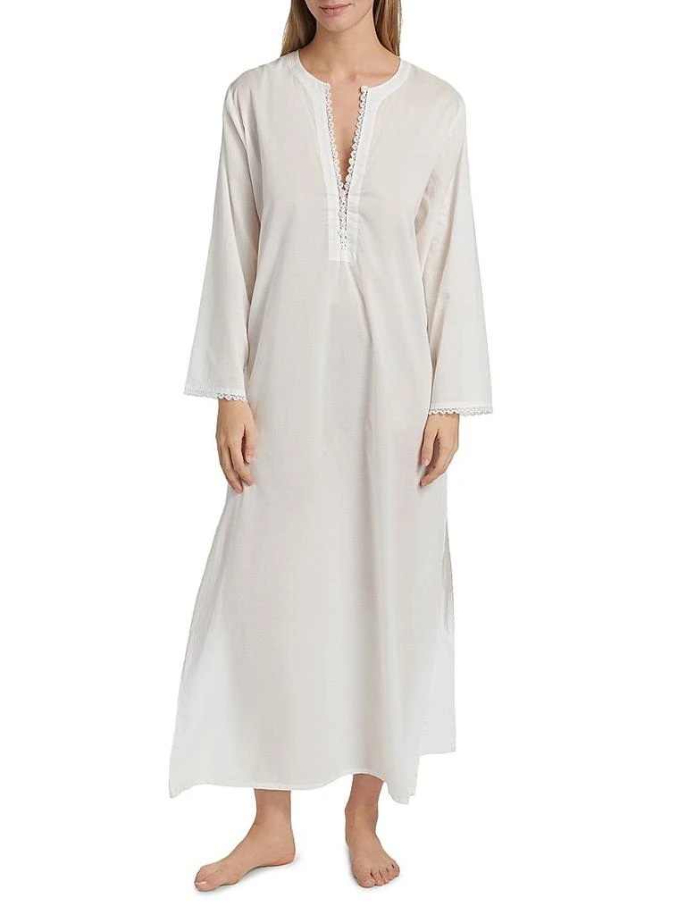 Pour Les Femmes Valentina Lace-Trimmed Kaftan Nightie 3