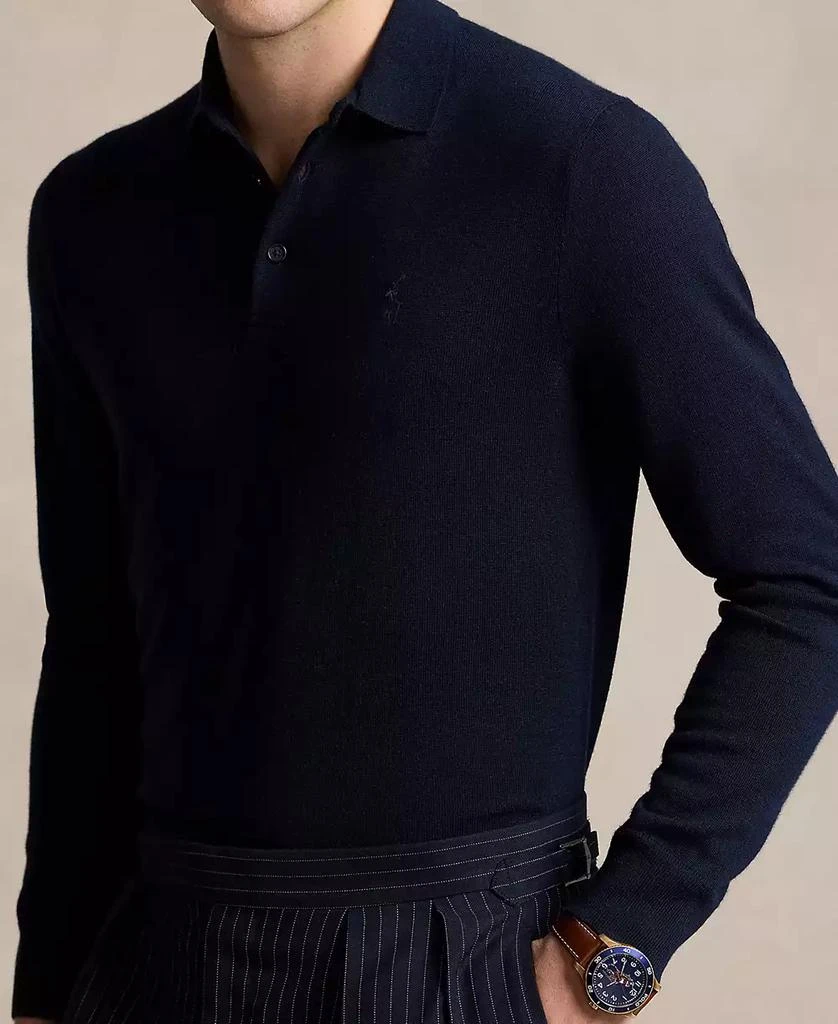 Ralph Lauren Men's Wool Polo-Collar Sweater 3