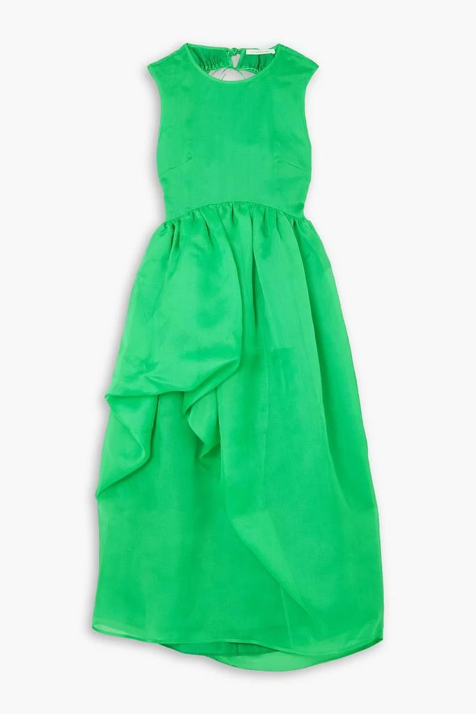 CECILIE BAHNSEN Fang open-back silk-organza midi dress 1