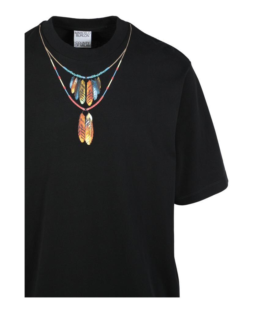Shop Feathers Necklace T-Shirt on Sale at BeyondStyle – Get