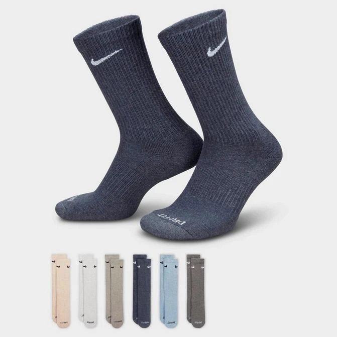 NIKE Nike Everyday Plus Cushioned Crew Training Socks (6-Pack) 1