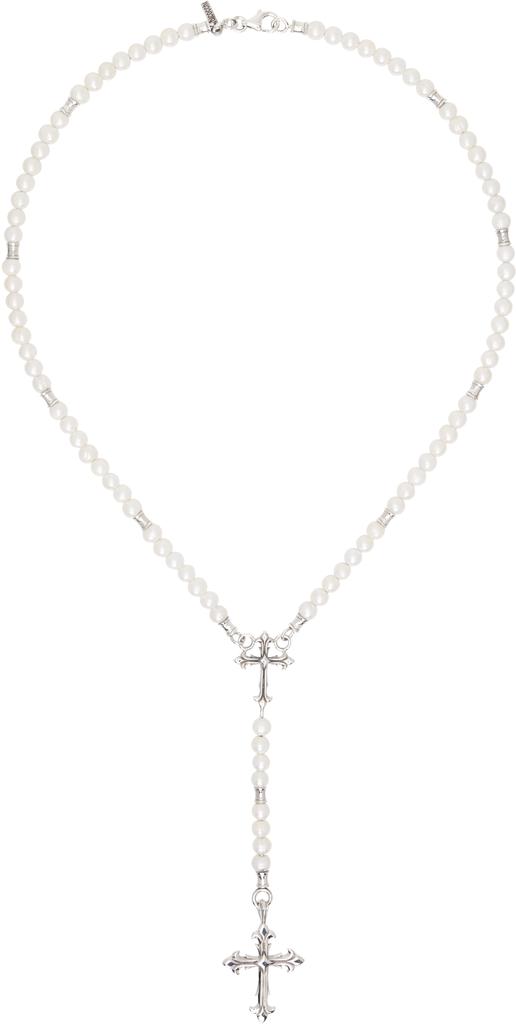 ネックレス・チョーカー emanuele bicocchi NECKLACE MEDIUM PEARL CREST Emanuele Bicocchi Necklace Medium Pearl Crest – On Sale Now