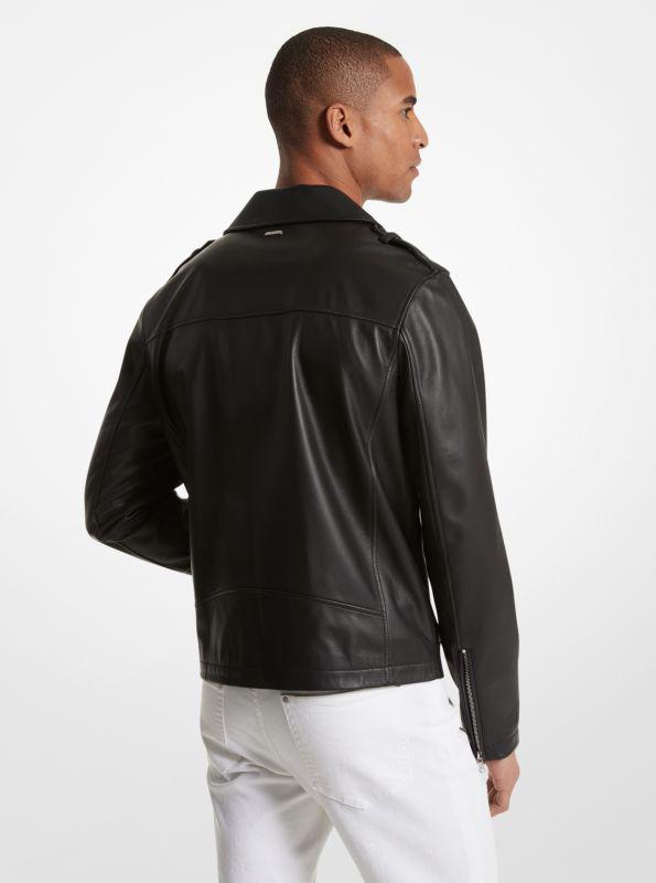 Michael Kors Leather Moto Jacket