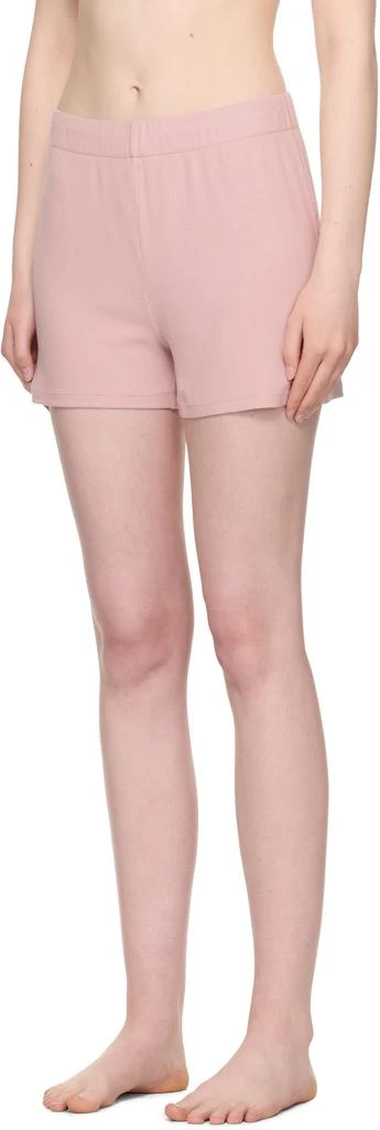 SKIMS Pink Soft Lounge Short Sleep Pyjama Set 4