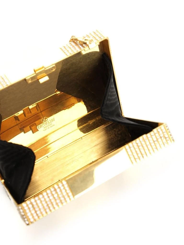 Valentino Valentino	Minaumorphe Logo Plaque Embellished Clutch Bag 8