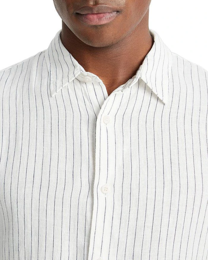 Vince Regular Fit Bayside Striped Shirt  4