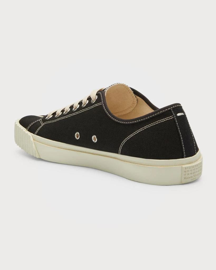 MAISON MARGIELA Men's Tabi Split-Toe  Canvas Low-Top Sneakers 4