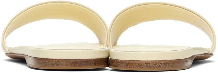 The Row Off-White Combo Slide Sandals 2