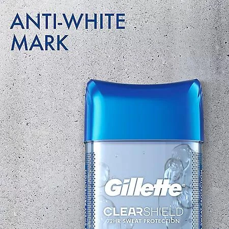 Gillette Gillette Cool Wave Clear Gel Men's Antiperspirant and Deodorant, 3.8 oz., 5 pk. 4