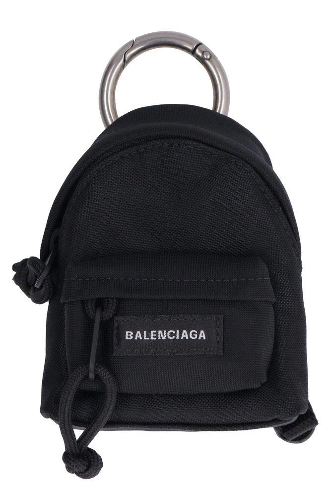 Balenciaga Balenciaga Logo Patch Micro Backpack Keyring 1