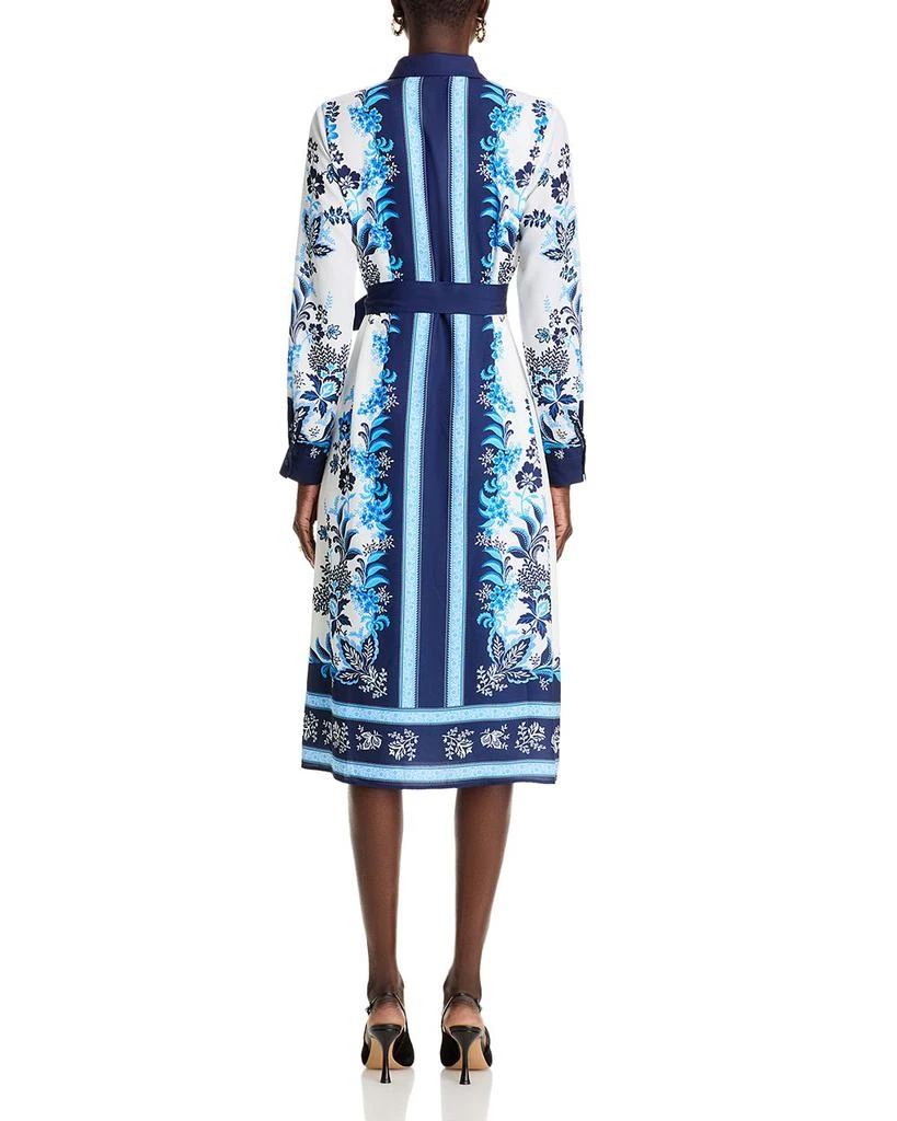 Tahari Printed Belted Shirt Dress 4
