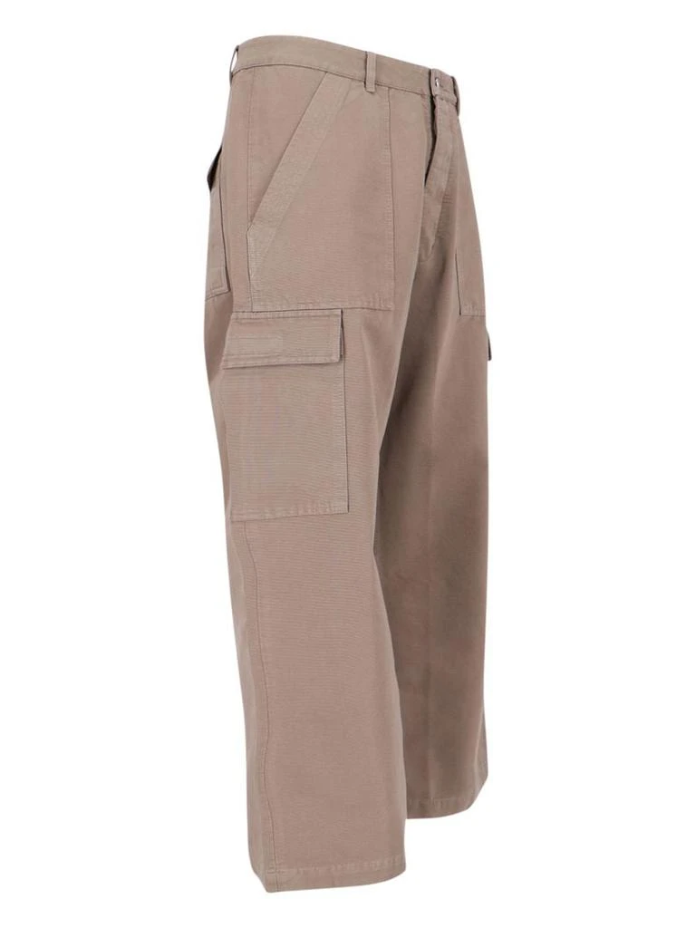Rick Owens Brown Cargo Trousers in Cotton Man 2