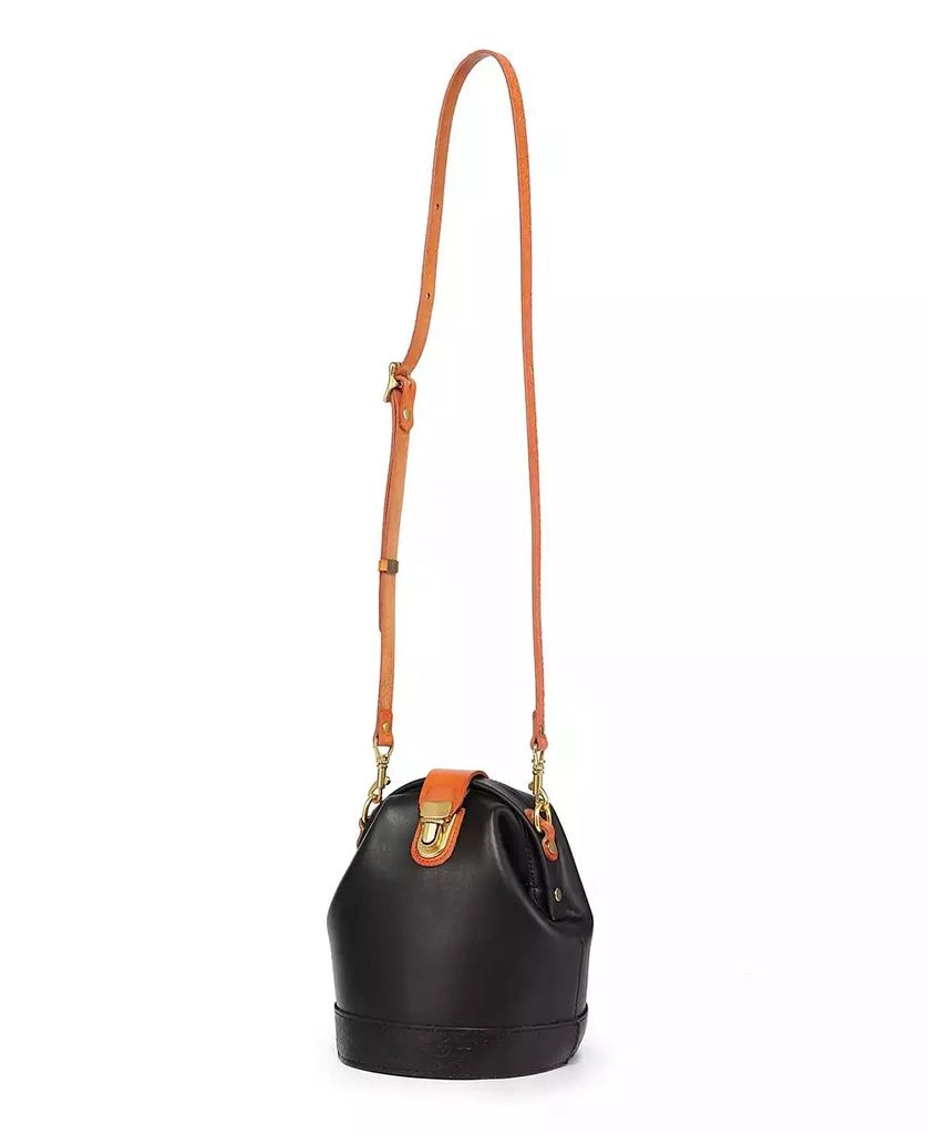 OLD TREND Women's Genuine Leather Doctor Bucket Crossbody Convertible Bag 9