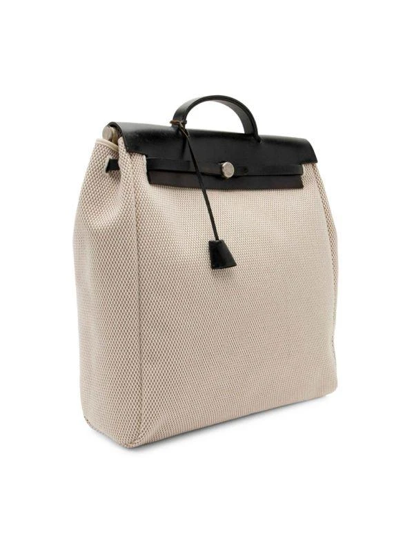 Hermes Toile Cabas Herbag 40 Satchel 3