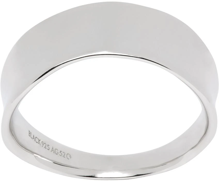 Maria Black Silver Noon Ring 1