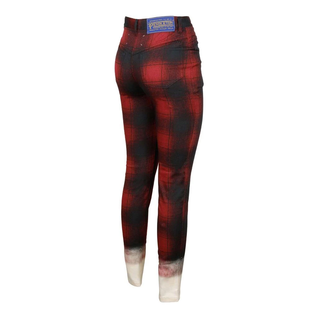 MAISON MARGIELA Maison Margiela Pendleton Checked Skinny Pants 3