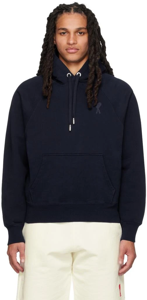 AMI Navy Ami de Cœur Hoodie 1