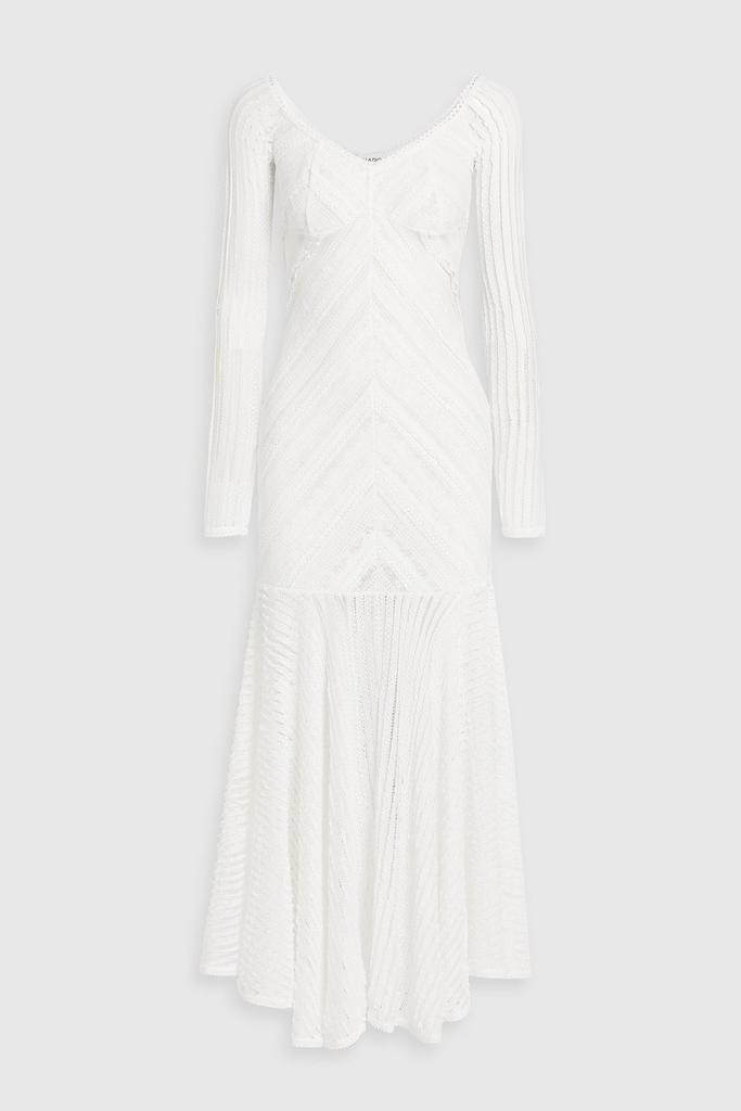 Charo Ruiz Ibiza Souley off-the-shoulder stretch-lace maxi dress