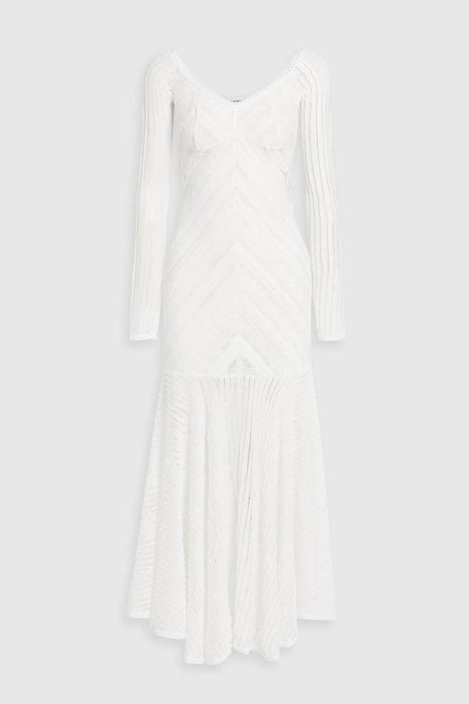 Charo Ruiz Ibiza Souley off-the-shoulder stretch-lace maxi dress 1