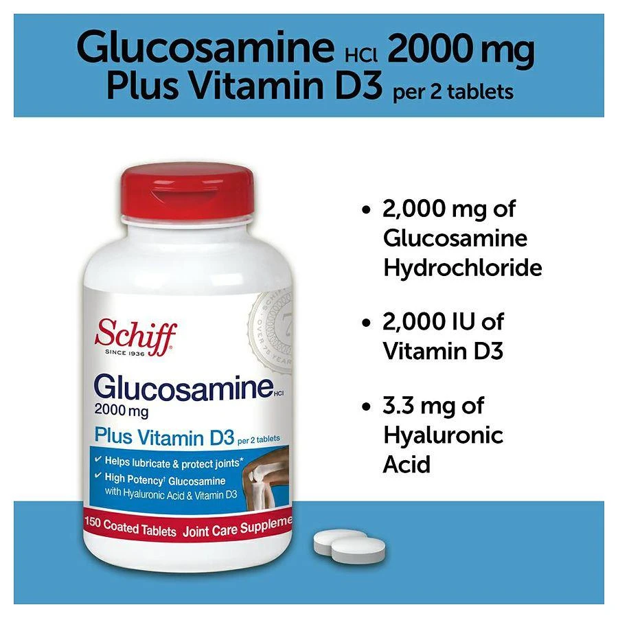 Schiff Glucosamine With Vitamin D3 And Hyaluronic Acid 4