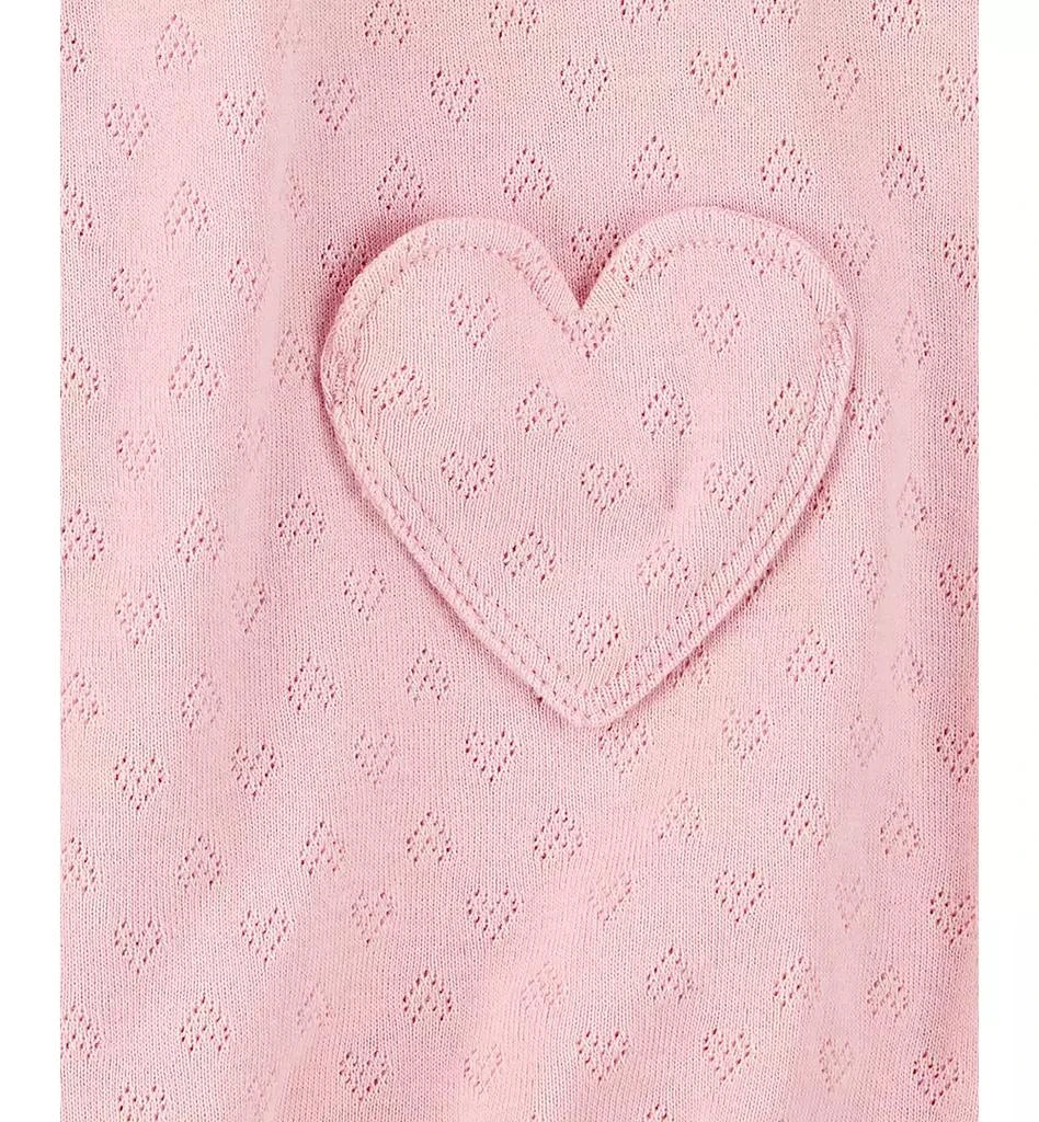 Carter's Baby Girl Heart Pockets Cotton Romper 2