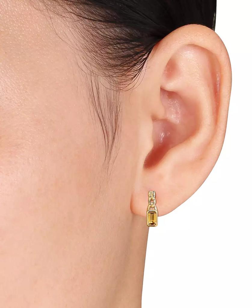 Macy's Gemstone Drop Earrings (5/8 ct. t.w.) in 14k Yellow Gold