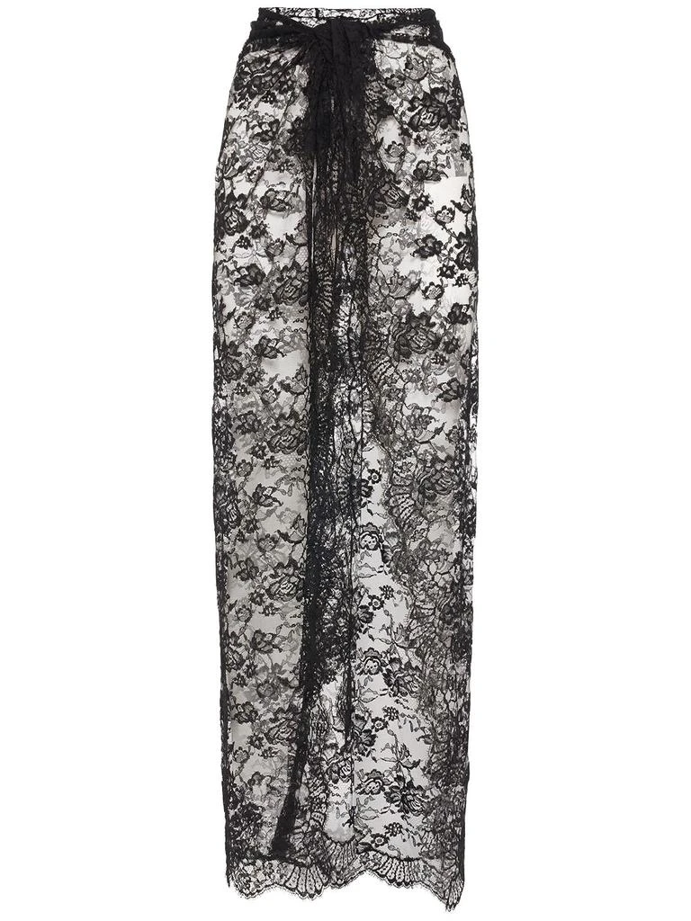 Dolce & Gabbana Chantilly Lace Long Skirt 1